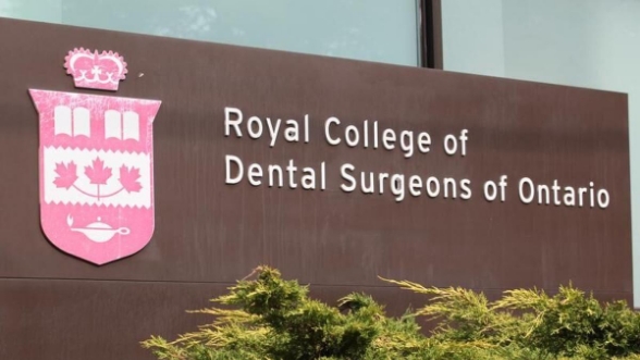 Sign that reads Royal College of Dental Surgeons of Ontario